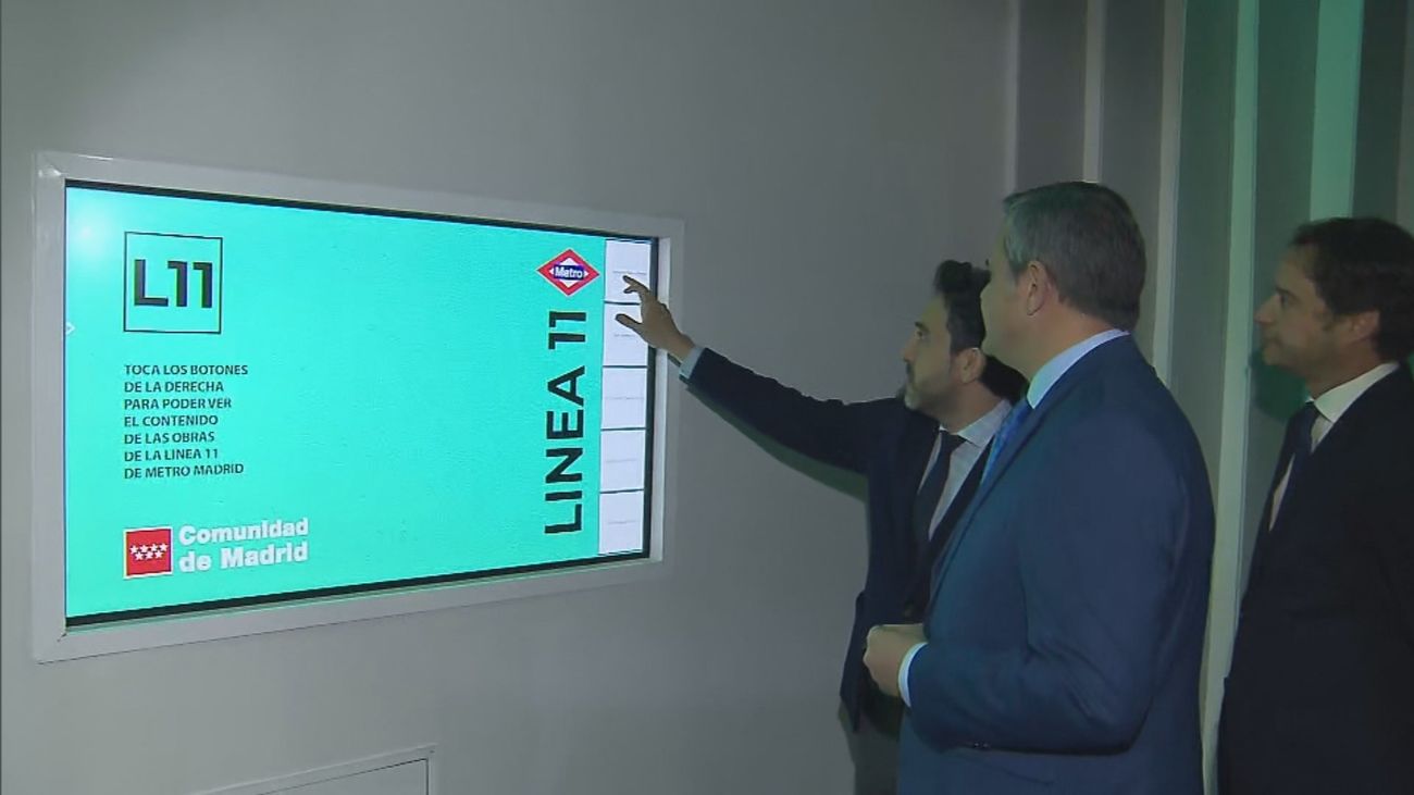 Inaugurado el punto de información de Metro sobre la ampliación de la línea 11