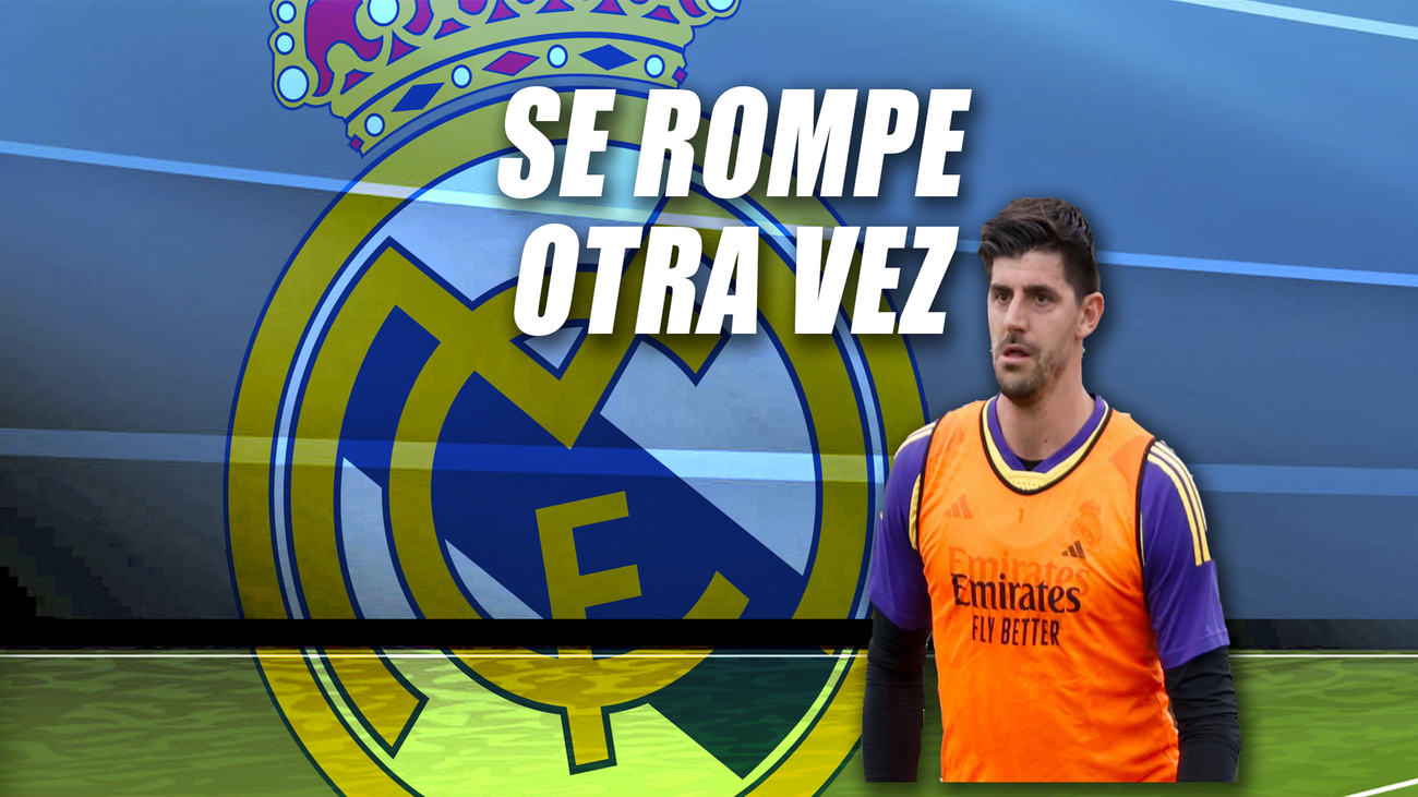 Courtois se rompe el menisco de la rodilla derecha