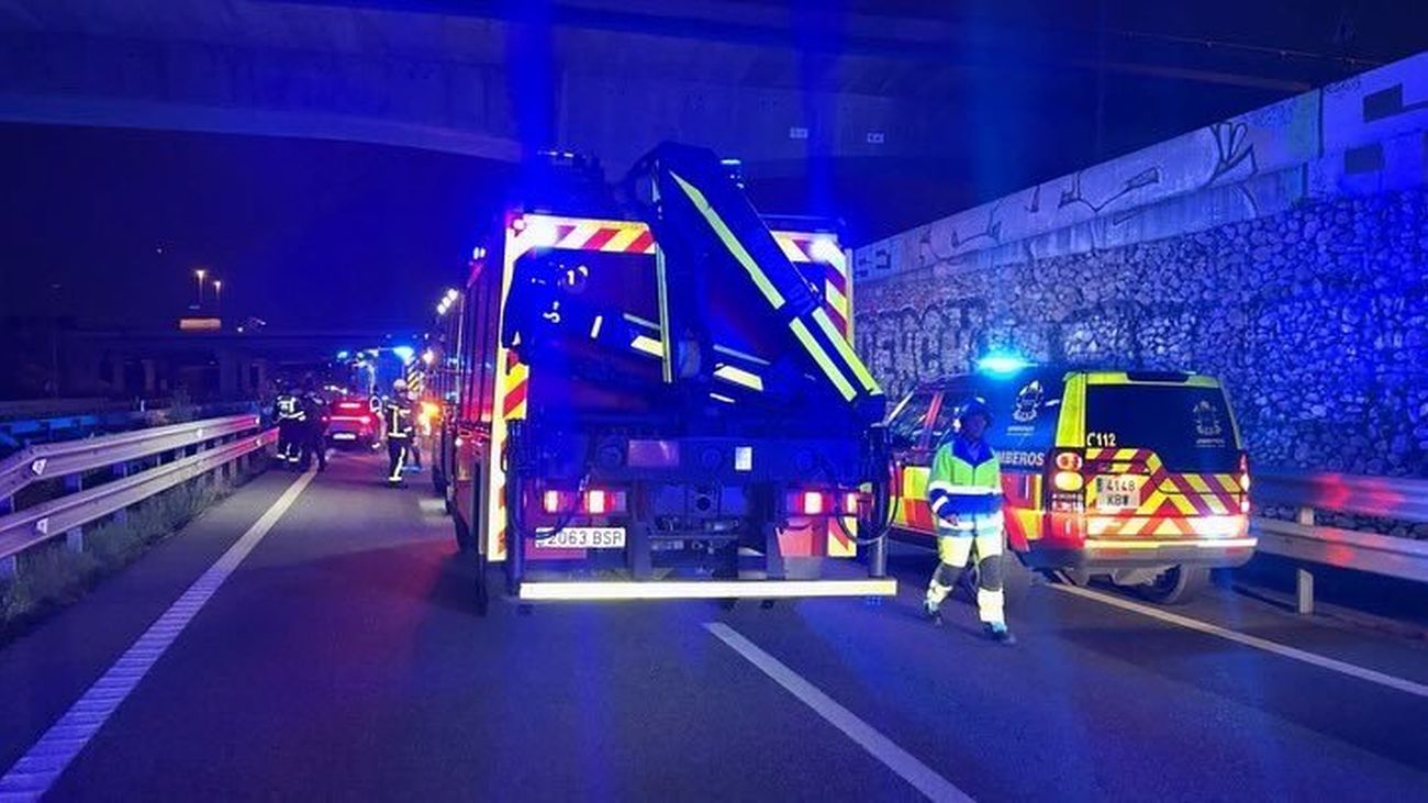 Accidente en la M-501, en Villaviciosa de Odón