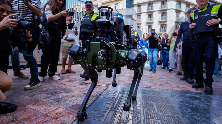 Un prototipo de robot incorporado por la Policía Local de Málaga / Ayuntamiento de Málaga