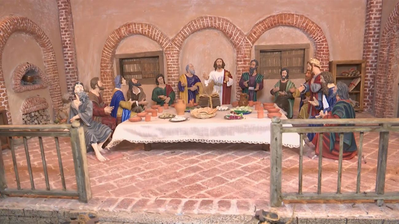 Vuelven las escenas en miniatura de la vida de Cristo a la Parroquia San León Magno