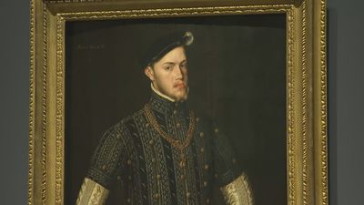 La Galería de las Colecciones Reales recibe su primera obra invitada: el retrato de Felipe II de Antonio Moro