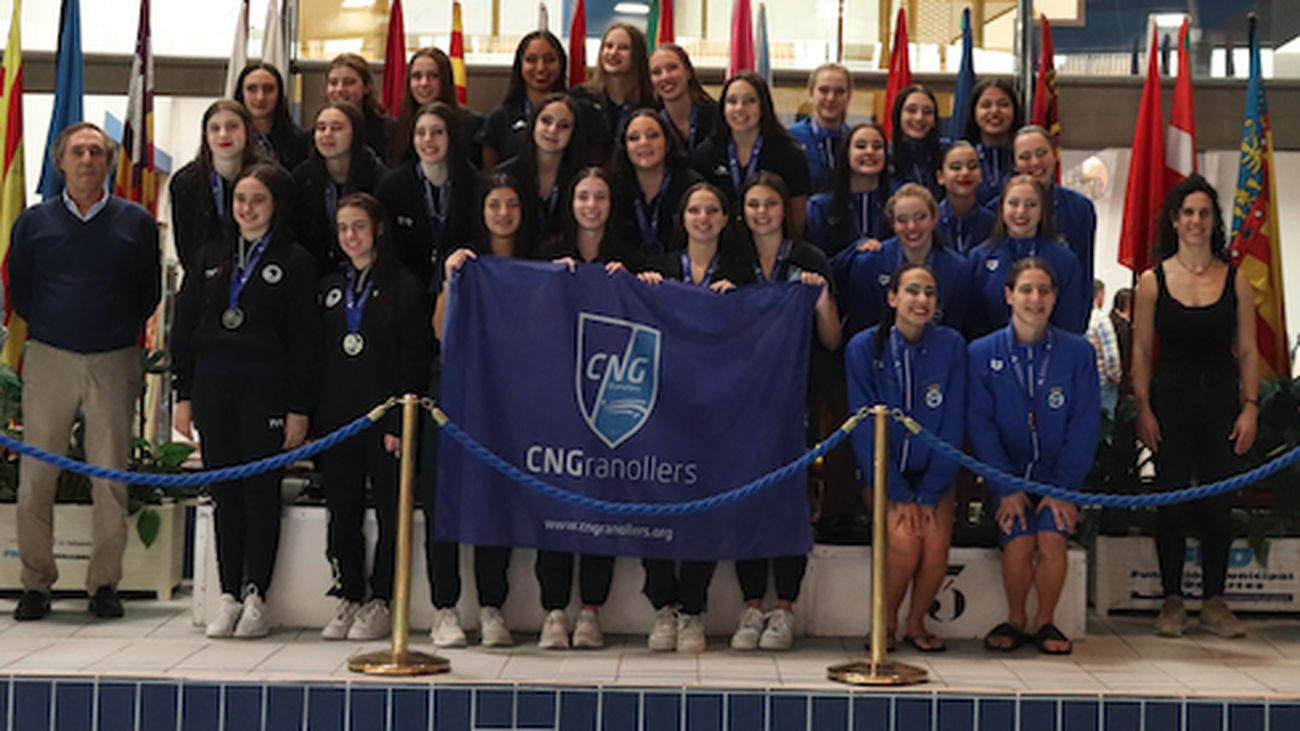 Real Canoe y Sincro Retiro, subcampeones de España Junior y Sénior de natación sincronizada