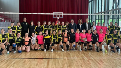 La Federación de Madrid inaugura las pistas de voleibol de la Caja Mágica