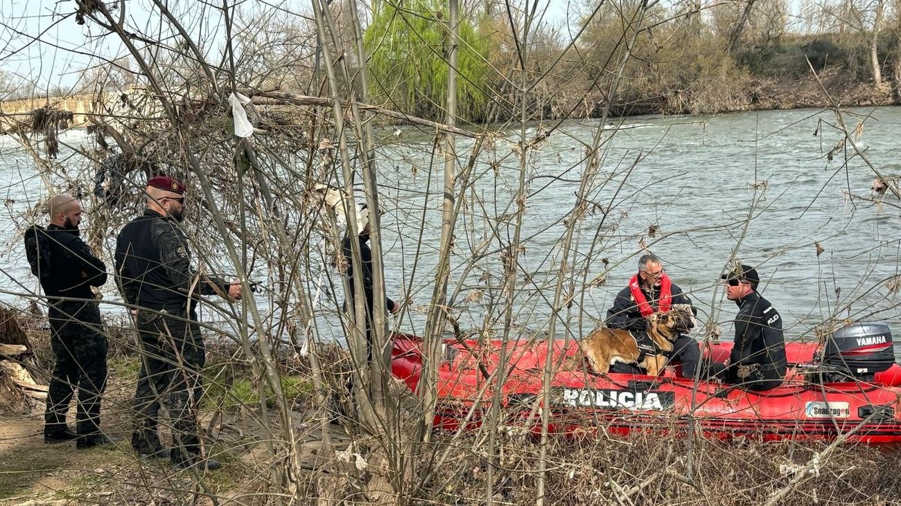 Búsqueda de un joven de Logroño en el río Ebro