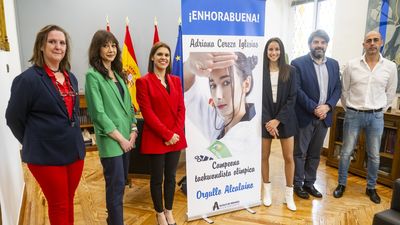Adriana Cerezo, recibida con honores en Alcalá antes de los Juegos Olímpicos