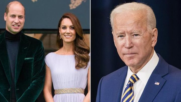 Guillermo, Kate y Biden / TELEMADRID