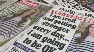La prensa británica  da su apoyo a la princesa de Gales: "Kate no está sola"