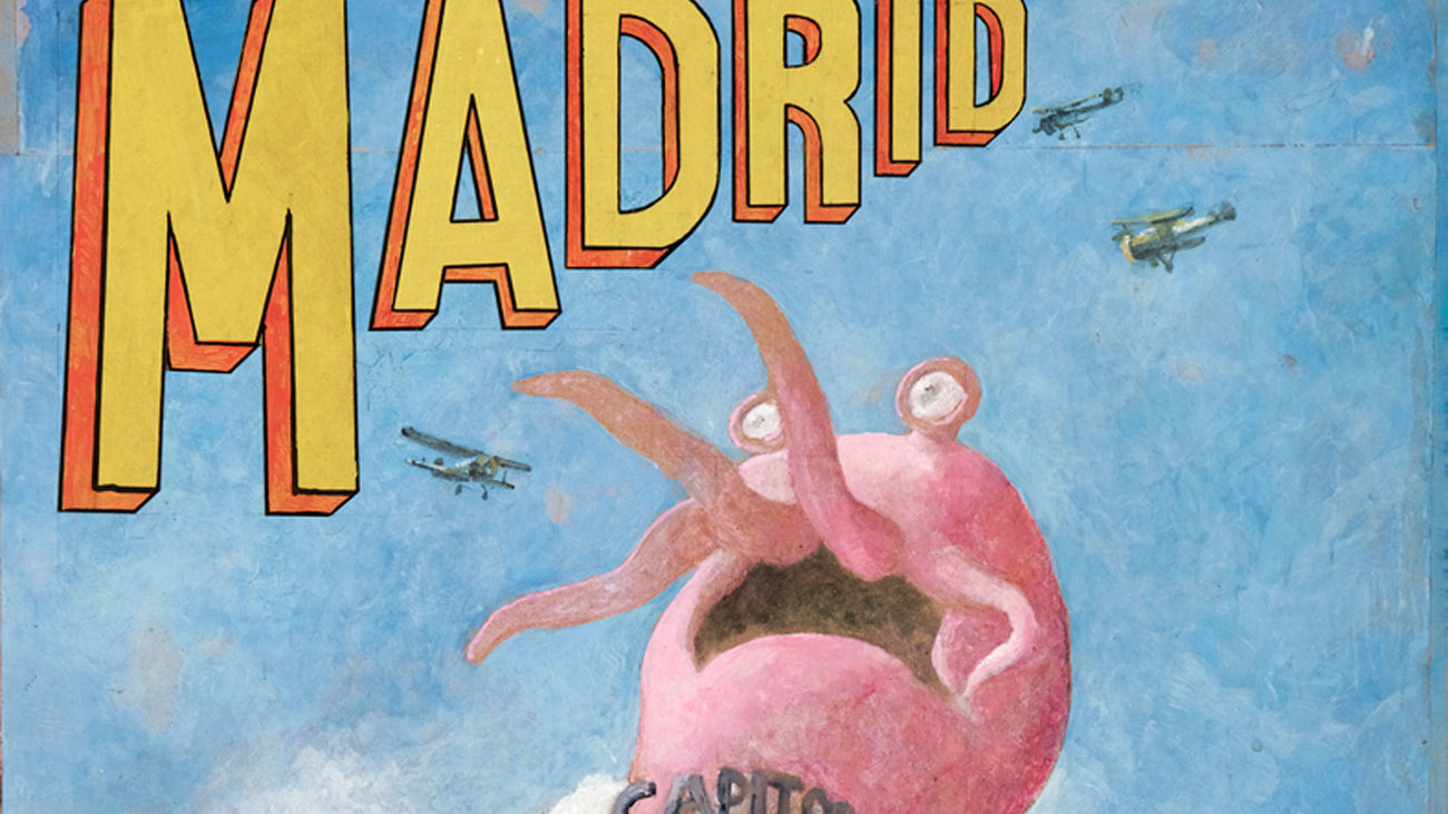 Una de la obras de la exposición 'De monstruos, humanos y otros extraños', de Javier Sáez Castán