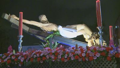 El Cristo del Camino recorre las calles de Delicias en este Lunes Santo de Madrid