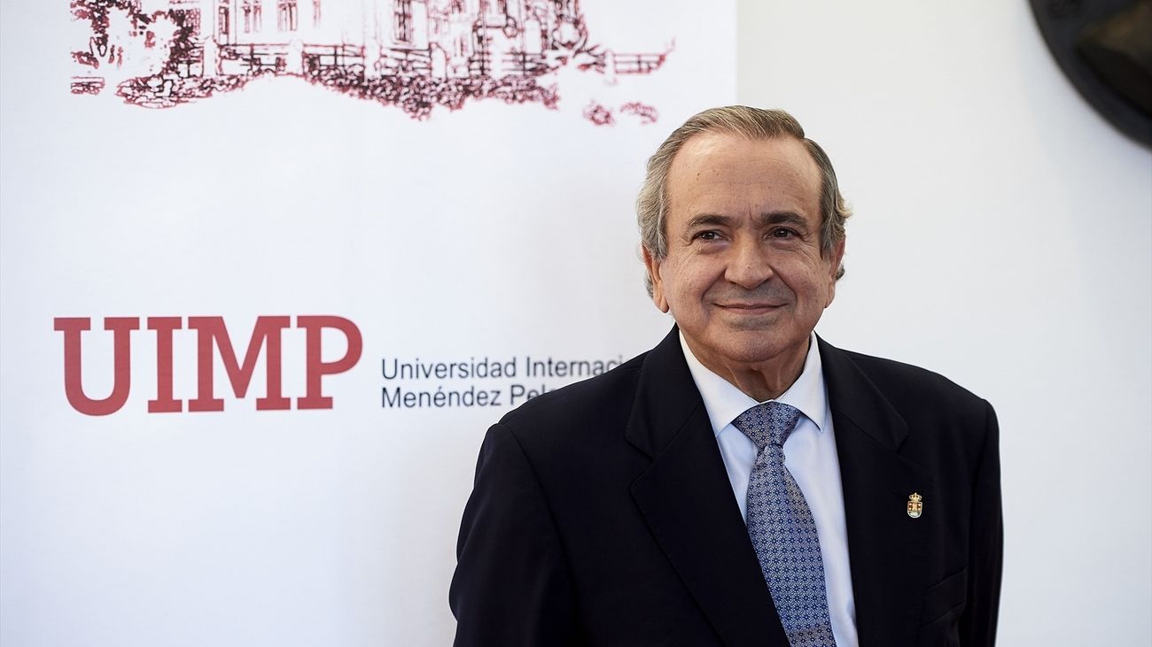 Emilio Lora-Tamayo en una imagen tomada en su etapa al frente de la UIMP