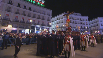 La Puerta del Sol, el corazón del Viernes Santo en Madrid