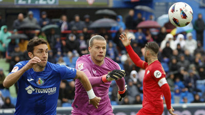 0-1. Un gol de Sergio Ramos derrota al Getafe en un partido marcado por insultos racistas a Acuña