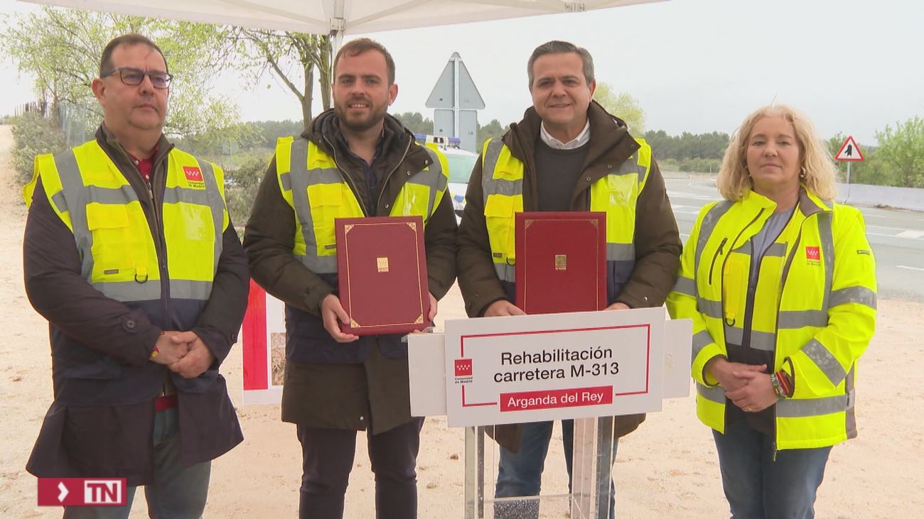 Rehabilitada la carretera M-313 en Arganda del Rey, que pasa a tener gestión municipal