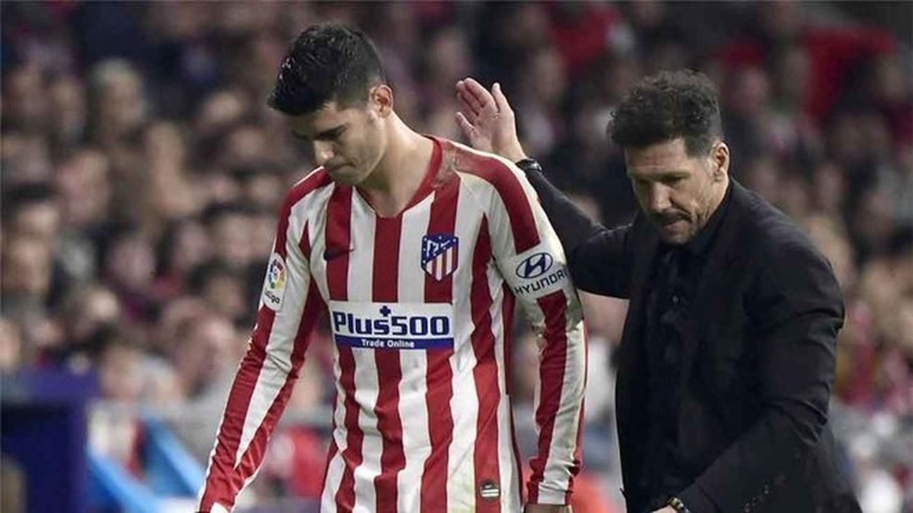 Simeone: "Morata estará más motivado aún para cambiar los silbidos por aplausos"
