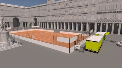 El Mutua Madrid Open instalará una pista de tenis en la Plaza Mayor del 6 al 26 de abril