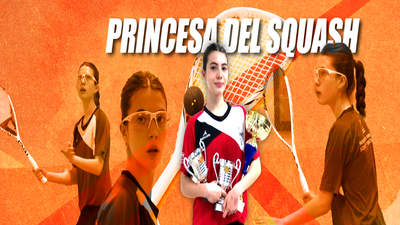 Andrea González Liaño, con 12 años, campeona de España de squash sub'15