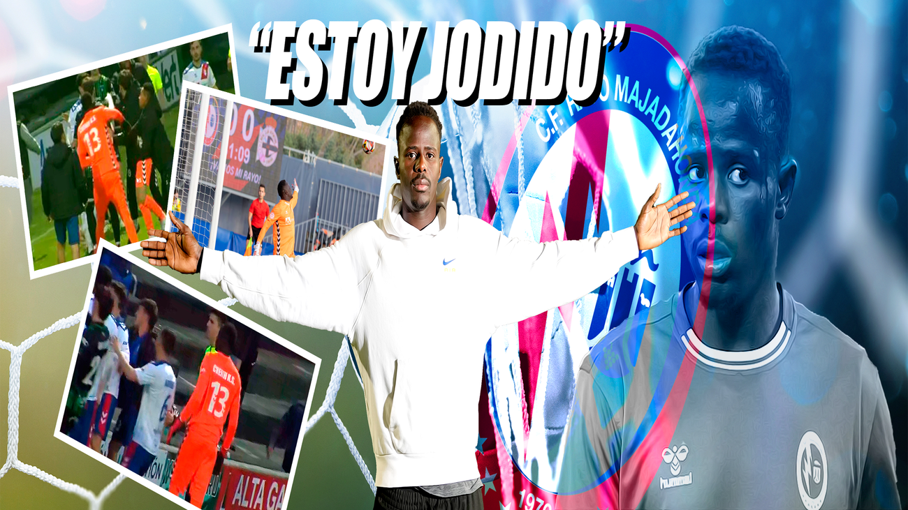 Cheikh Sarr, portero del Rayo Majadahonda:  "No veo normal que sancionen a la víctima"