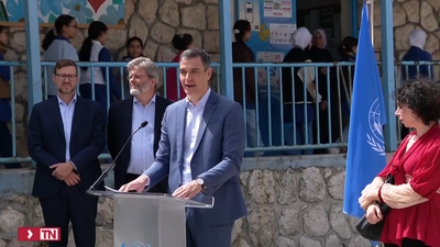 Sánchez garantiza el apoyo de España al Estado palestino y reclama que se mantenga ayuda internacional