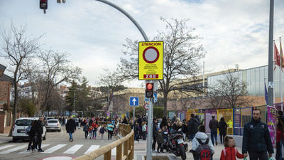 Rivas ya multa en sus zonas ZBE situadas en entornos escolares