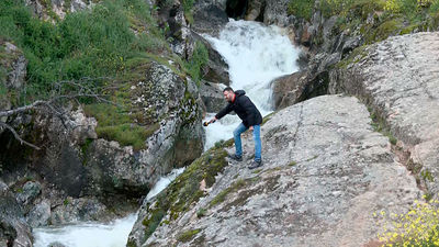 La cascada del Cancho, en Navalafuente, un espectáculo natural