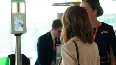 Iberia estrena el embarque por reconocimiento facial en el puente aéreo