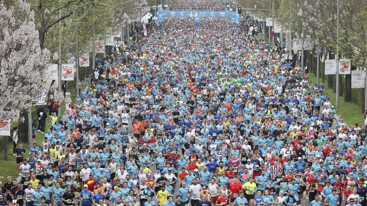 Las mejores imágenes de la Media Maratón de Madrid