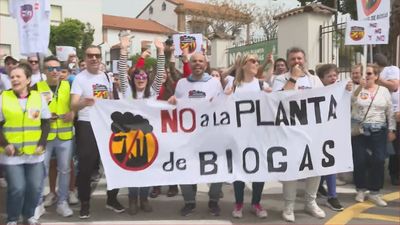 Manifestación en Cubas de la Sagra contra la instalación de una planta de biogás