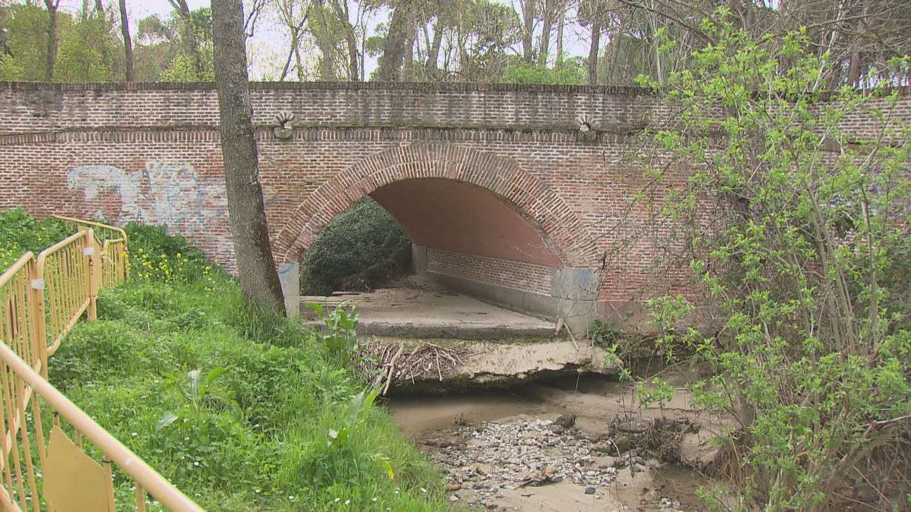 El Puente de la Garrapata, en la Casa de Campo, en peligro