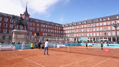 El Mutua Madrid Open lleva el tenis a la Plaza Mayor
