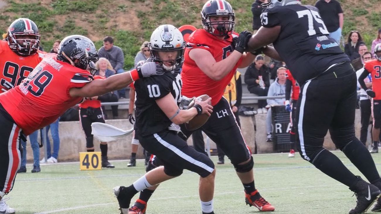 Osos Rivas y Black Demons Las Rozas cierran la liga regular de fútbol americano con victoria