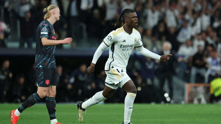 Camavinga ante el Manchester City / EFE