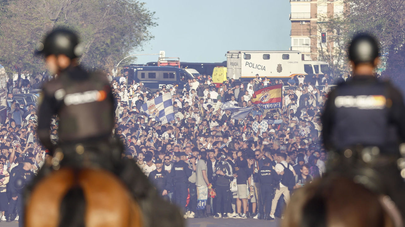 Alto riesgo en Madrid por la Champions