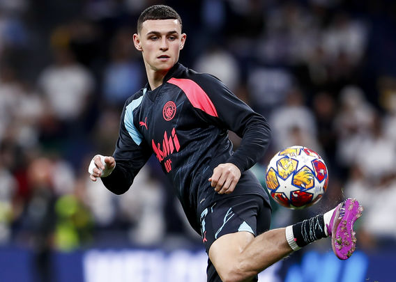 Phil Foden en el Bernabéu / EUROPA PRESS