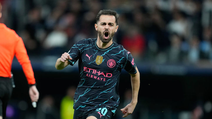 Bernardo Silva contra el Real Madrid / EUROPA PRESS
