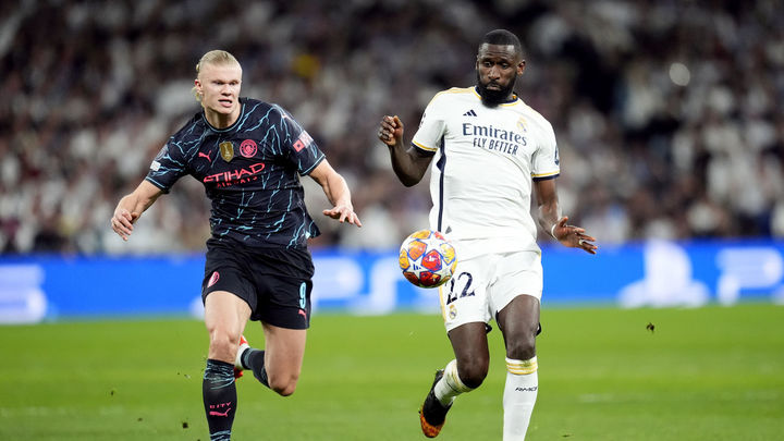 Rüdiguer contra Haaland / EUROPA PRESS