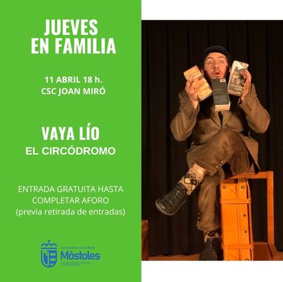 Jueves en familia en Móstoles con 'Vaya lío' / AYTO MÓSTOLES