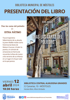 Presentación del libro de Istha Nátimo 'Tras las caras del poliedro' / AYTO MÓSTOLES