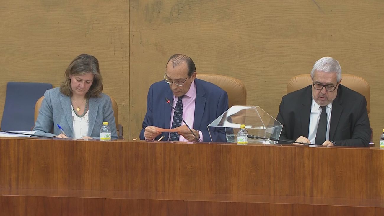 Votación en la Asamblea de Madrid