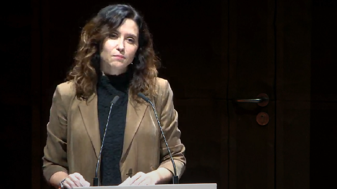 La presidenta de la Comunidad de Madrid, Isabel Díaz Ayuso