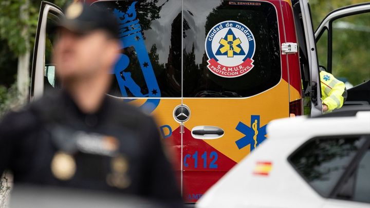 Una ambulancia del SAMUR Protección Civil