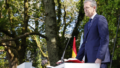Rueda jura su cargo como presidente de la Xunta de Galicia