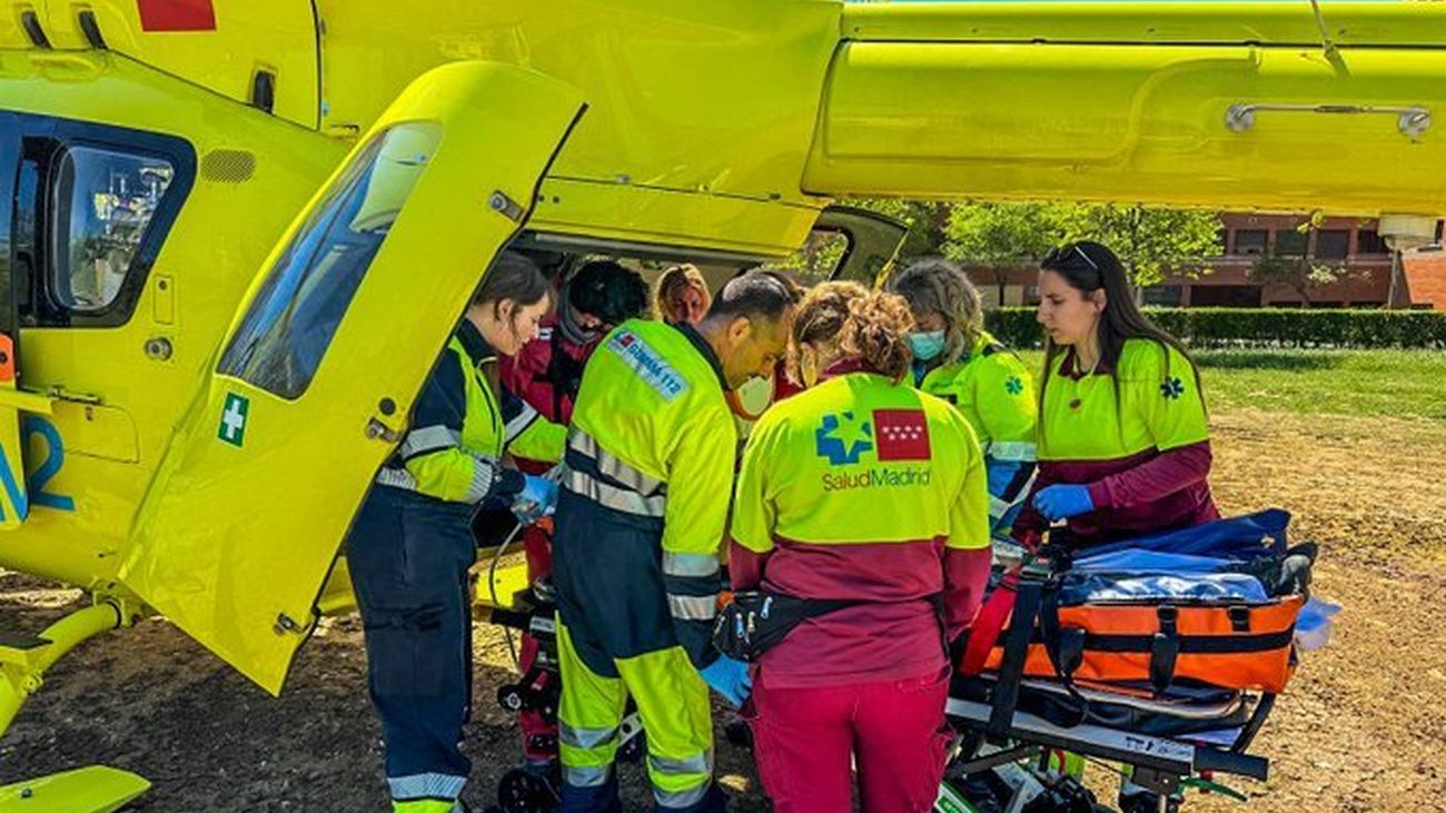 Herido grave un ciclista de 53 años tras accidentarse en un sendero en Rascafría