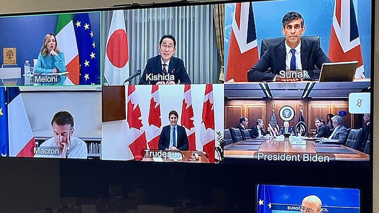 El G7 condena el ataque a Israel y advierte a Irán que no siga desestabilizando la región