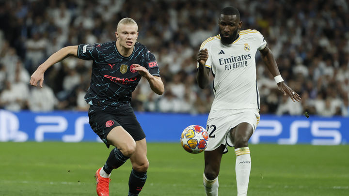 Haaland y Rudiger / EFE