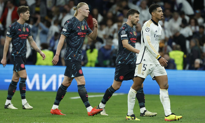 Bellingham ante el Manchester City / EFE