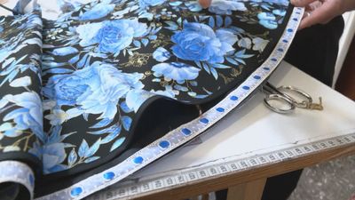 Así se hace el vestido de chulapa