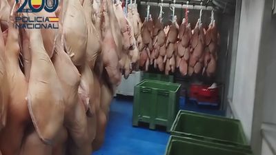 Seis detenidos en Leganés y Seseña por estafar 17 millones exportando jamones con sello sanitario