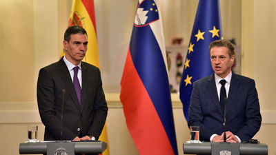 El primer ministro esloveno le dice a Sánchez que reconocerá a Palestina cuando haya más consenso