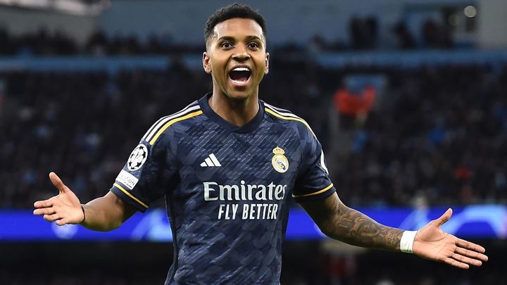 Rodrygo Goes celebra su gol ante el Manchester City / EFE